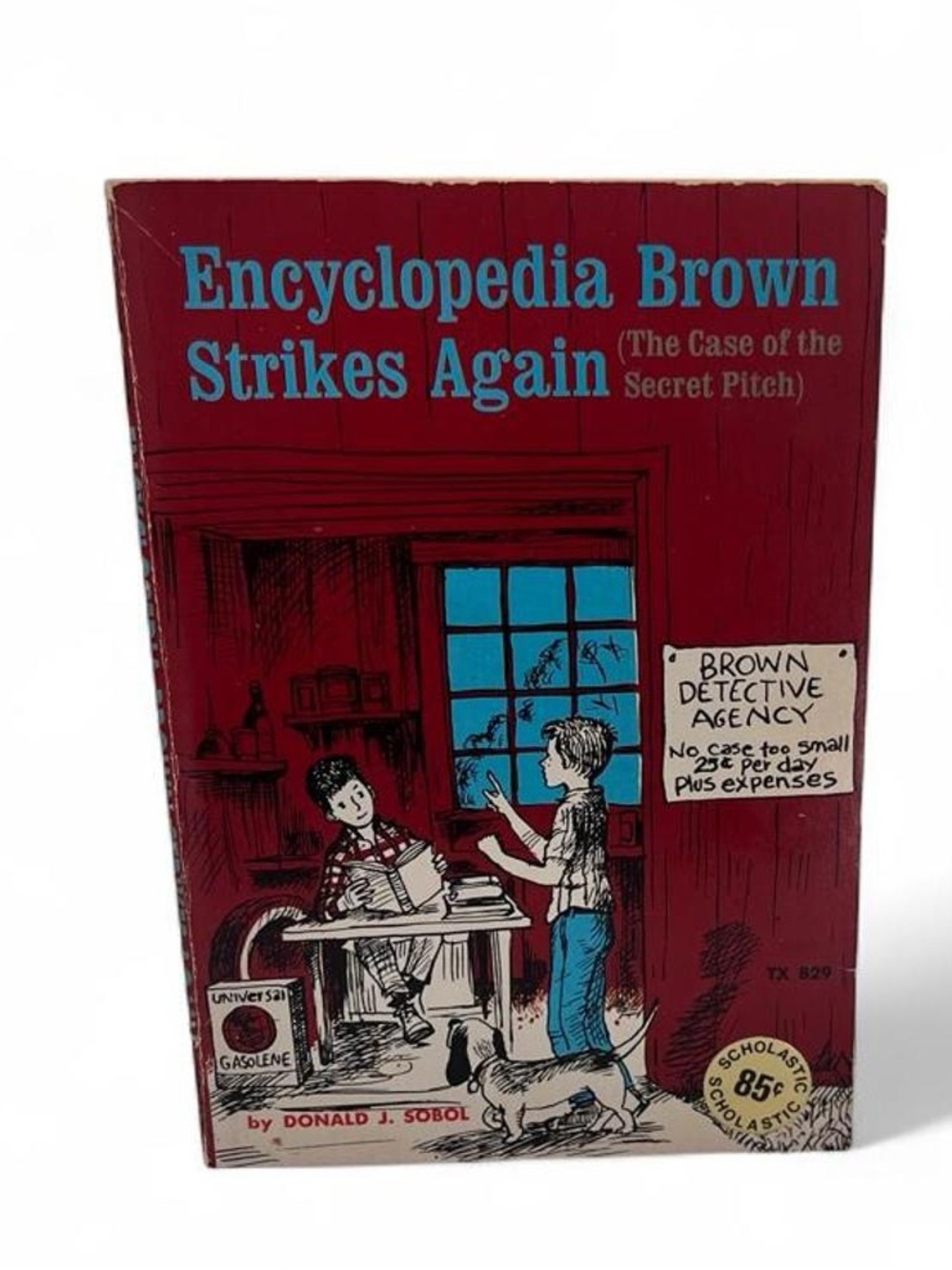 1965 Encyclopedia Brown Strikes Again Children’s Interactive Mystery Paperback